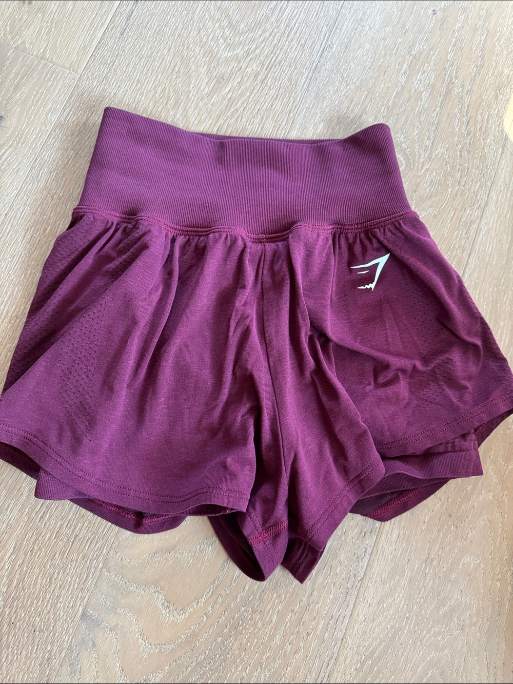 Gymshark Vital Seamless 2.0 2-in 1 shorts Maroon